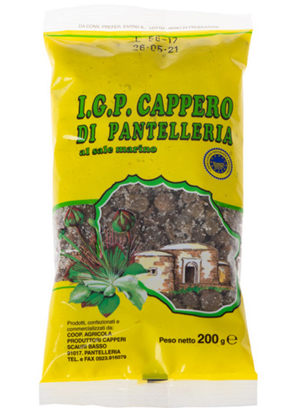 Capperi di Pantelleria al Sale Marino Cooperativa 200 gr